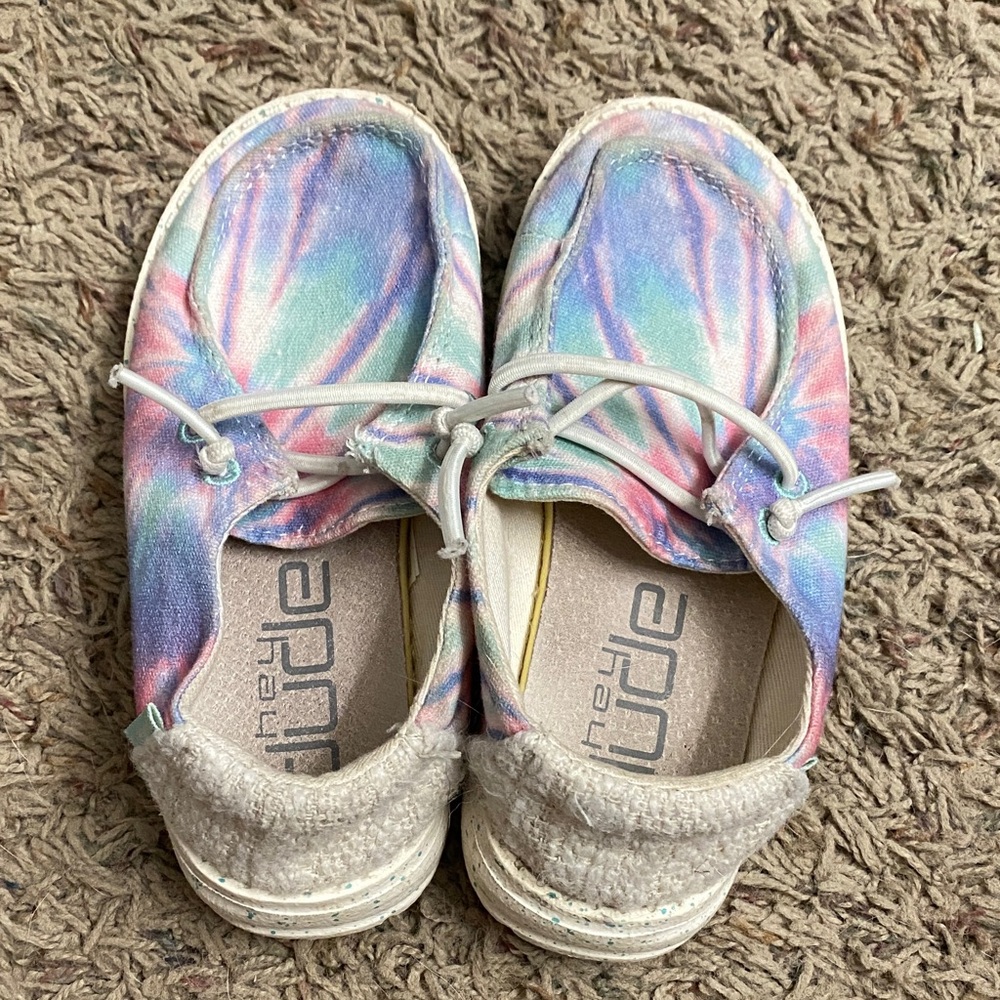 Hey Dude Toddler size 8 Tie-Dye Shoes